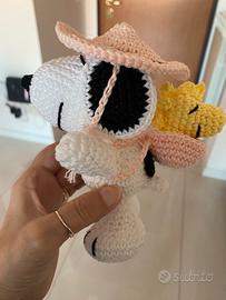 Snoopy con woodstock Amigurumi