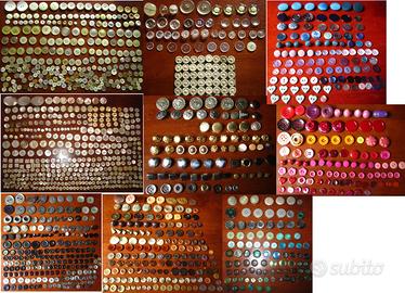 BOTTONI VARI - MADRE PERLA e NO - NUOVI e USATI