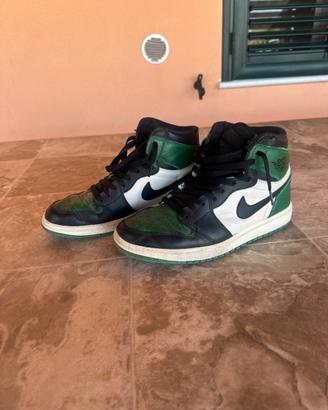 Nike jordan 1 retro high pine green