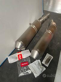 Terminali di scarico originali Aprilia Tuono