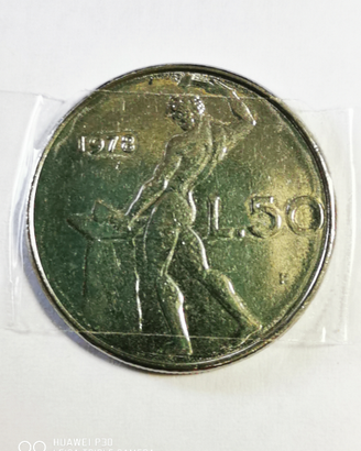 50 lire vulcano anno 1978