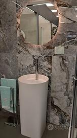 Lavabo free standing in Corian