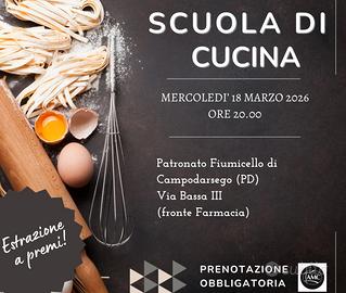 Corso di Cucina AMC - 18 Marzo 2026