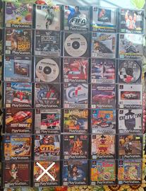 67 dischi originali videogiochi PS1 da collezione