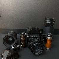 Pentax 6x7 + 105 2.4 + 55-100 4.5 + 300 4