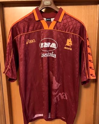 Maglia AS Roma Home 1995/1996 Asics INA Assitalia 