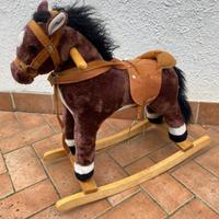 cavallo a dondolo per bambini nuovo