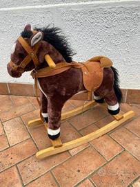 cavallo a dondolo per bambini nuovo