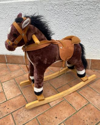 cavallo a dondolo per bambini nuovo