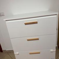 Bagnetto fasciatoio a 3 cassetti