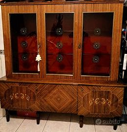 Credenza con Vetrina Vintage Anni '50/'60
