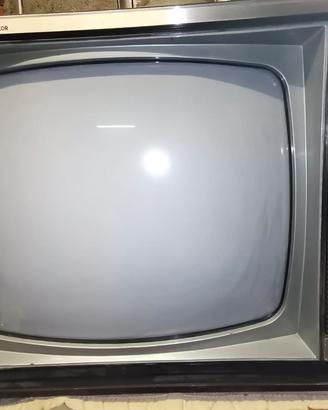 Televisore a colori antico a valvole Zenith + itt 