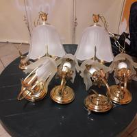  4 applique e 2 lampadari adatti per scala