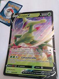 carta pokemon big size virizion v