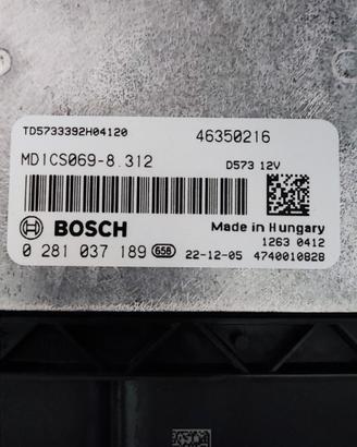 Centralina motore fiat ducato body comp. 46350216