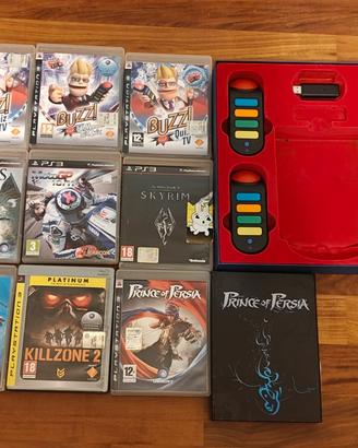 Lotto giochi PS3 - Buzz, Skyrim, Prince of Persia,
