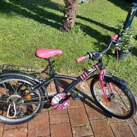 bicicletta usata da bambina raggio 20"