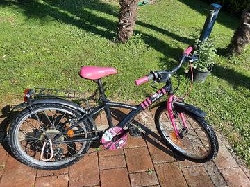 bicicletta usata da bambina raggio 20"