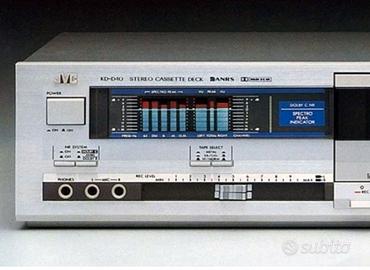 3 registratori cassette deck piastra JVC vintage 