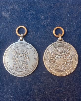 Medaglie (2) commemorative Cesena ENDAS 1985-1986