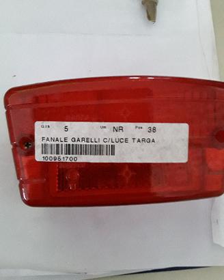 Fanale posteriore stop garelli c/luce targa cod.10