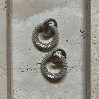 Orecchini trasformabili a cerchio, fatti a mano