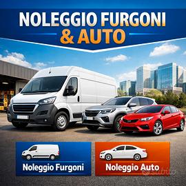 Noleggio furgone patente B - 3 metri - 90 al gior