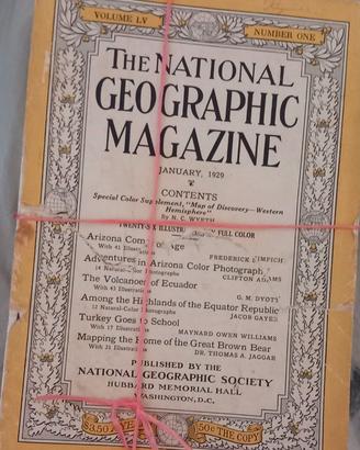 Annate complete National Geographic Magazine