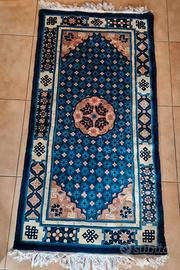 Coppia di tappeti cinesi, scendiletto