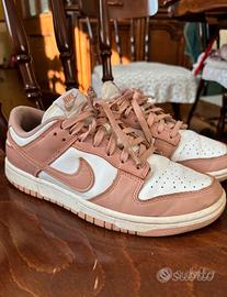 Nike Dunk Low rosa num 40.5