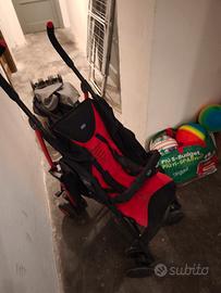passeggino rosso chicco 