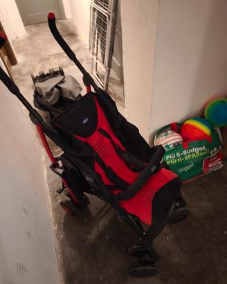 passeggino rosso chicco 