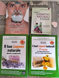 4 libri di cosmesi e saponi naturali