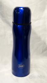 Thermos borraccia termica blu amc acciaio