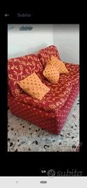 Divano Bordeaux damascato 