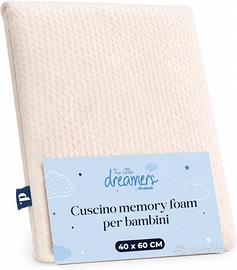 Cuscino Bambini 40x60 in Memory Foam - Cuscino Let