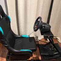 Postazione + volante logitech g29