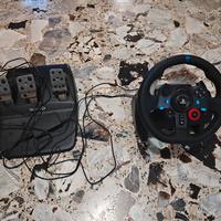 Volante+pedali Logitech g29