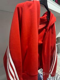 felpa rossa adidas