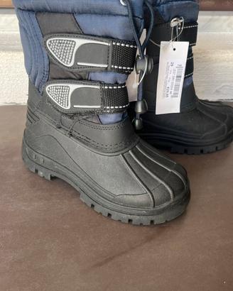 Scarpe bimbo neve