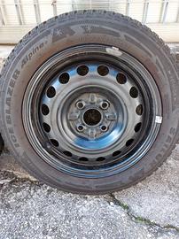 Gomme termiche 155 65 R14 T75 + cerchii