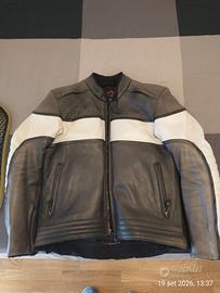 Giacca moto vera pelle TG 48