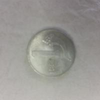 Moneta lire 1 anno 1955