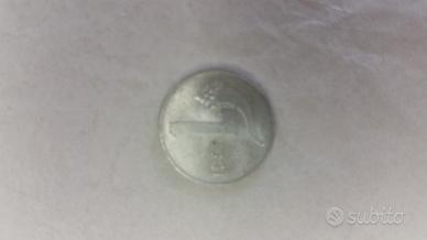 Moneta lire 1 anno 1955