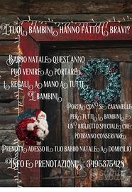 Babbo natale a domicilio 24 e 25 dicembre
