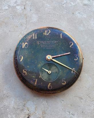 CHARLES NICOLET TRAMELAN movimento orologio