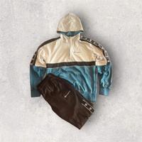 Tuta Champion blu, nera e bianca