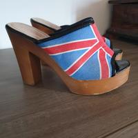 Zoccoli Y2K con bandiera inglese n.36