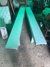 Coppia panche colorate  vintage lottopia panche