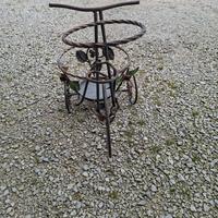 Porta fiori a forma di bicicletta